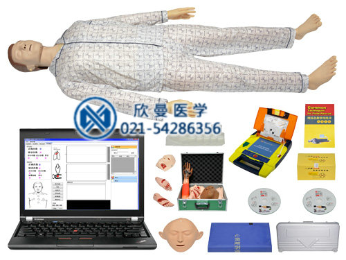 高級(jí)綜合急救護(hù)理訓(xùn)練模擬人（AED、CPR、護(hù)理、創(chuàng)傷四合一）
